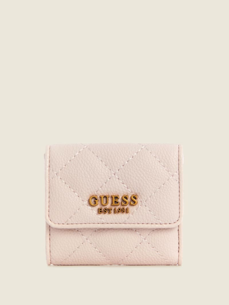 Portfele Damskie Guess Abey Card & Coin Purse Różowe | 1506894-EK