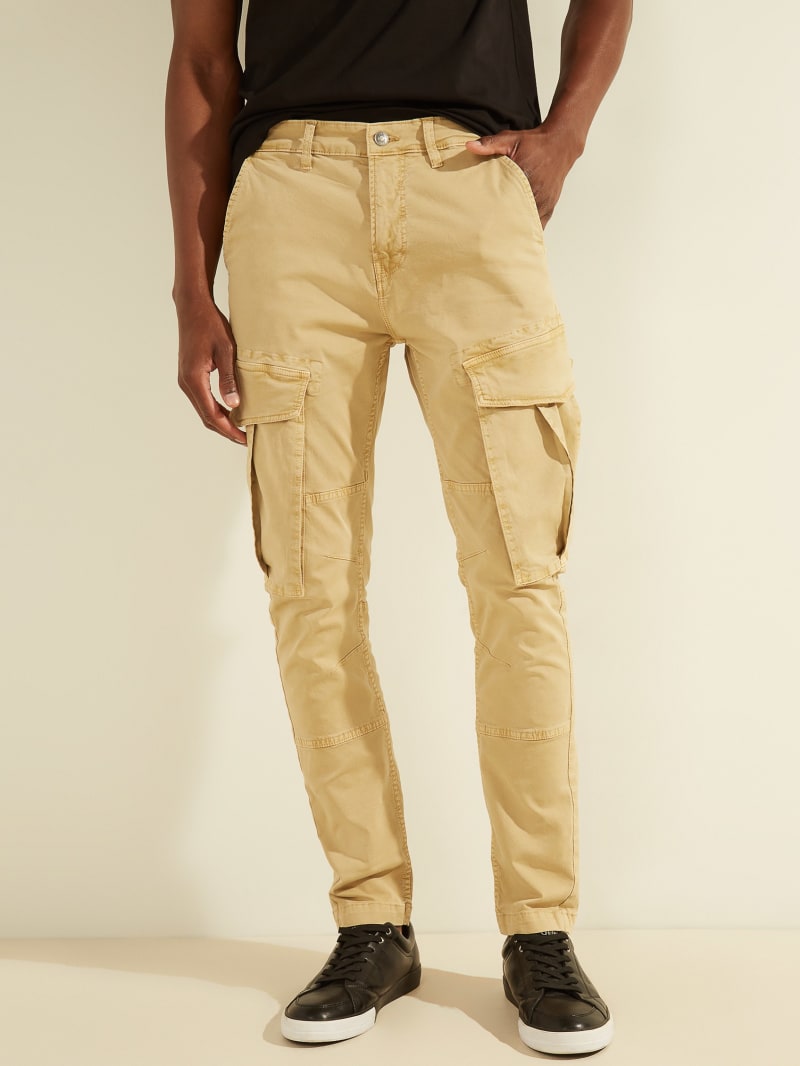 Spodnie Męskie Guess Lonita Twill Cargos Kolorowe | 4789350-BH