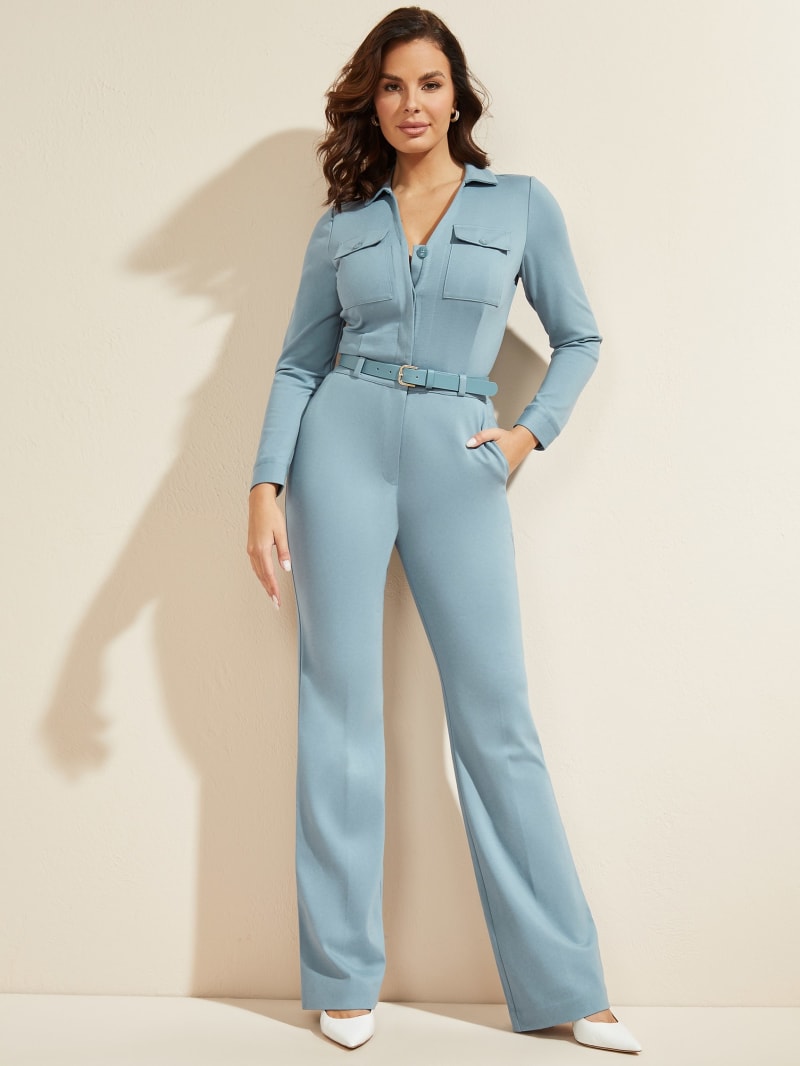 Sukienki Damskie Guess Jones Jumpsuit Niebieskie | 4170983-UT