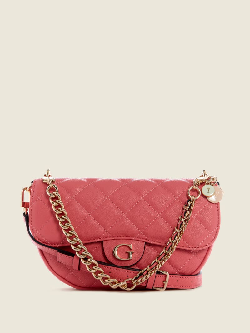 Torba Crossbody Damskie Guess Gillian Quilted Flap Morelowe | 4782613-BT