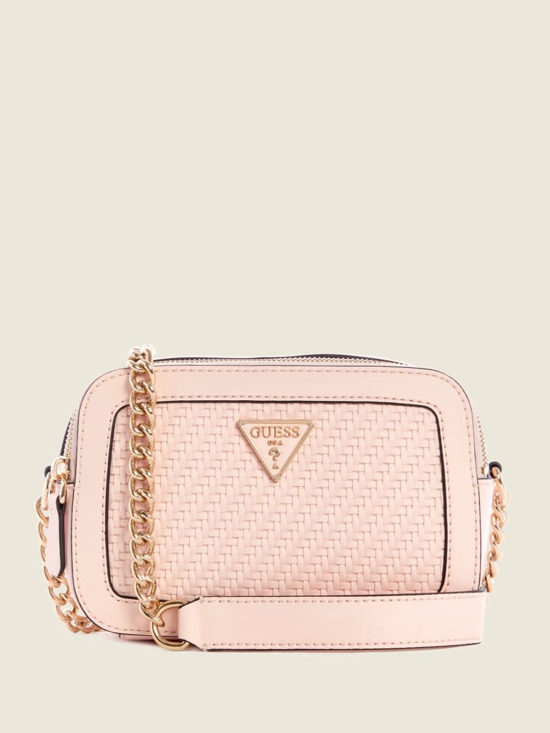 Torba Crossbody Damskie Guess Hassie Camera Różowe | 1870235-UX