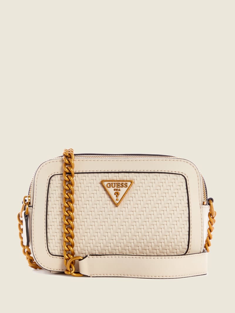 Torba Crossbody Damskie Guess Hassie Camera Szare | 4176298-QX