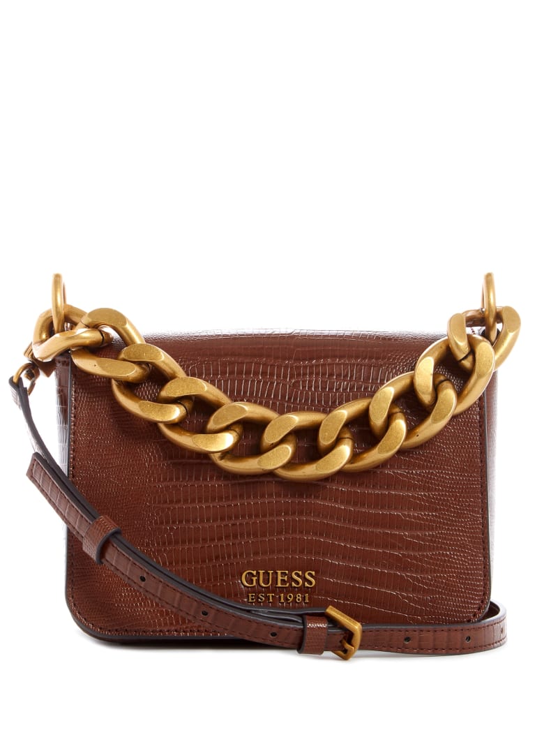 Torba Crossbody Damskie Guess Tullia Brązowe | 9162873-SW