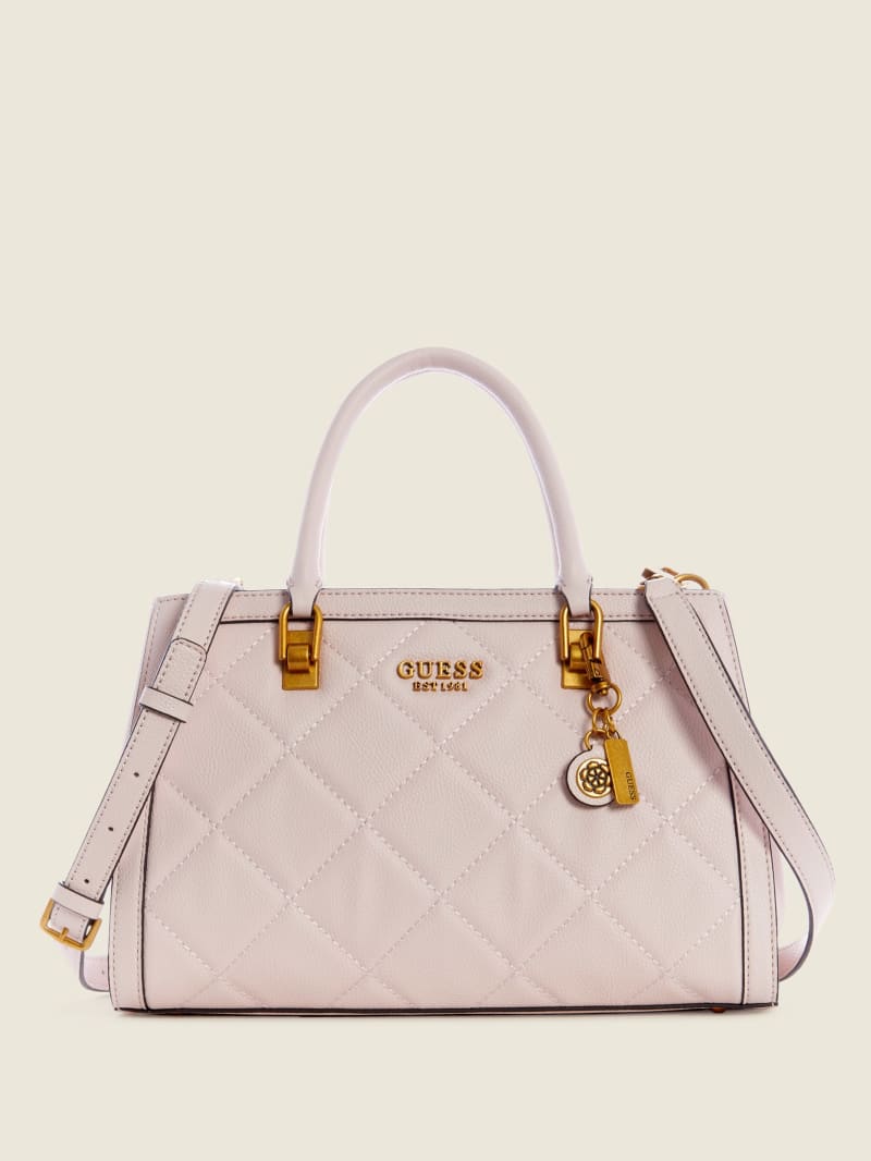 Torba Satchel Damskie Guess Abey Elite Girlfriend Różowe | 1350879-AH