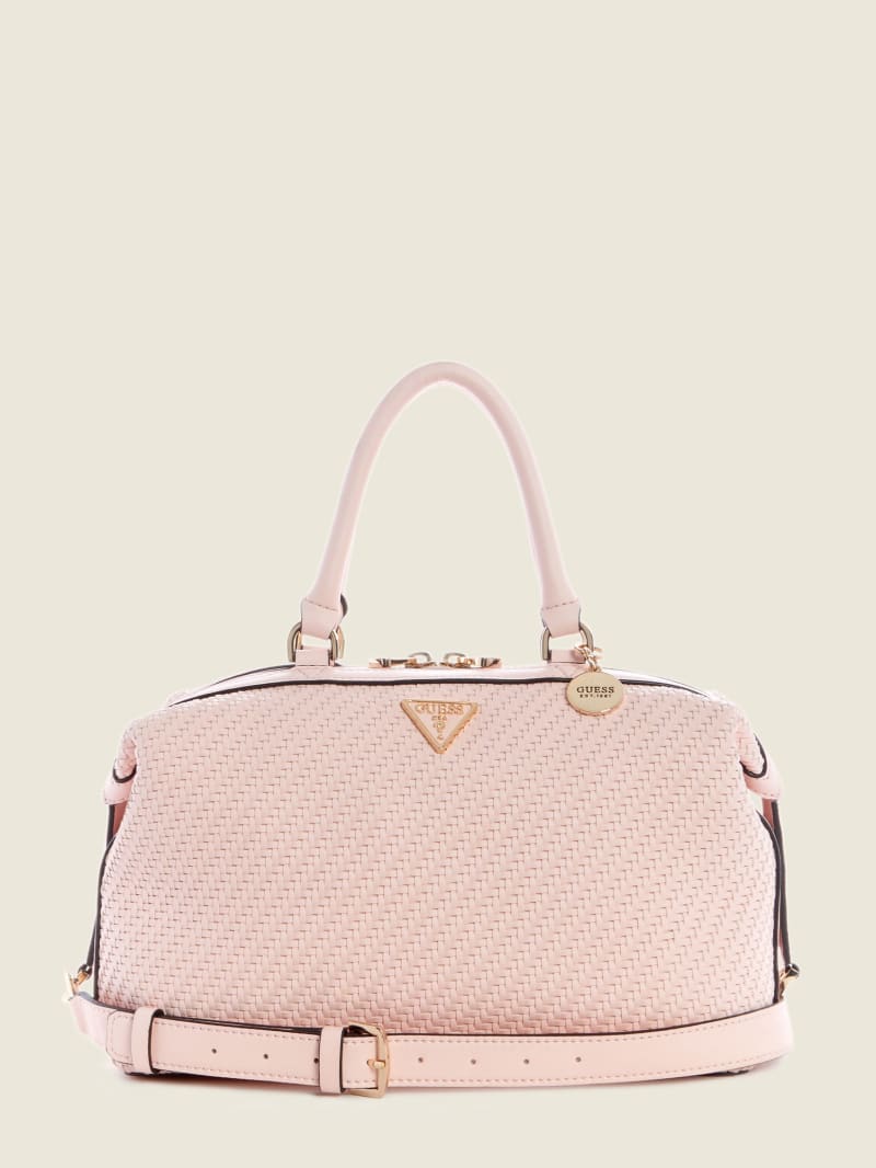 Torba Satchel Damskie Guess Hassie Soho Różowe | 9804563-RN