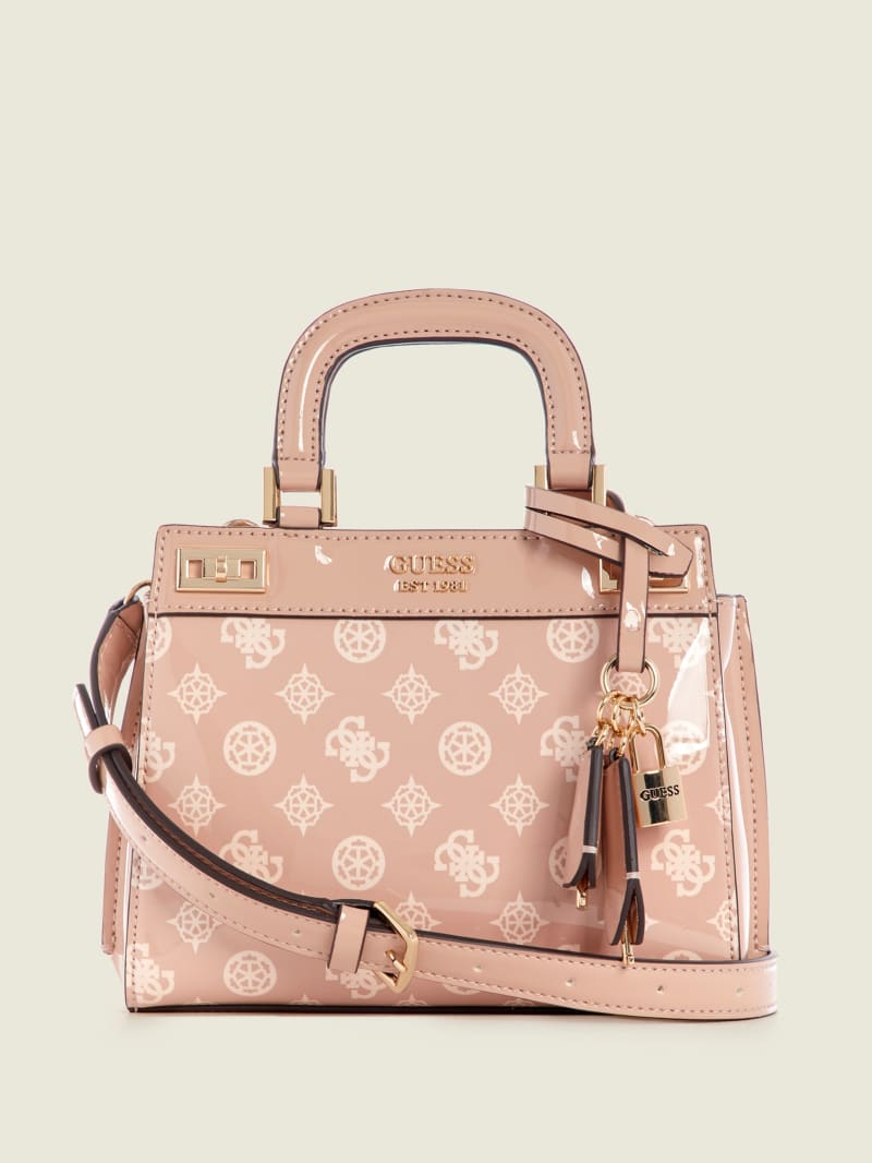 Torba Satchel Damskie Guess Katey Różowe | 2607541-EI