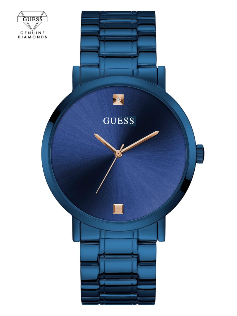 Zegarek Damskie Guess Blue Diamond Analog Niebieskie | 2487016-WT