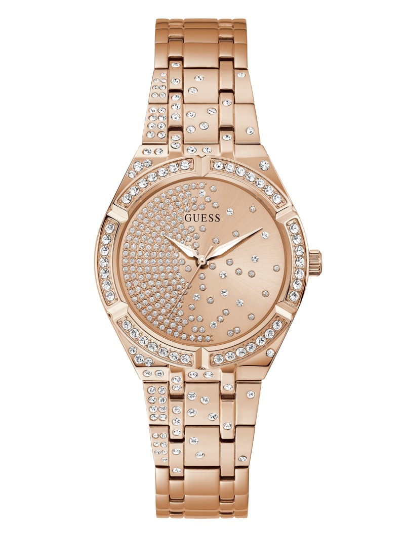 Zegarek Damskie Guess Rose Gold-Tone Analog Miedź | 0176329-HP