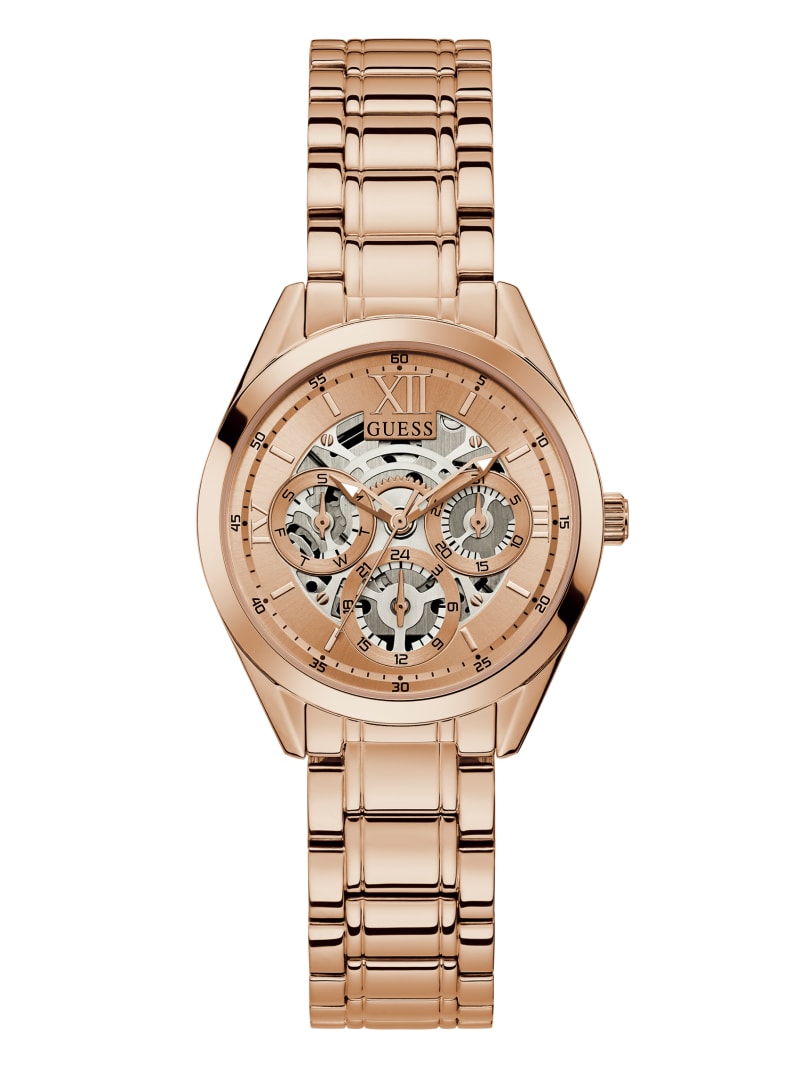 Zegarek Damskie Guess Rose Gold-Tone Wielofunkcyjny Miedź | 9827015-GW