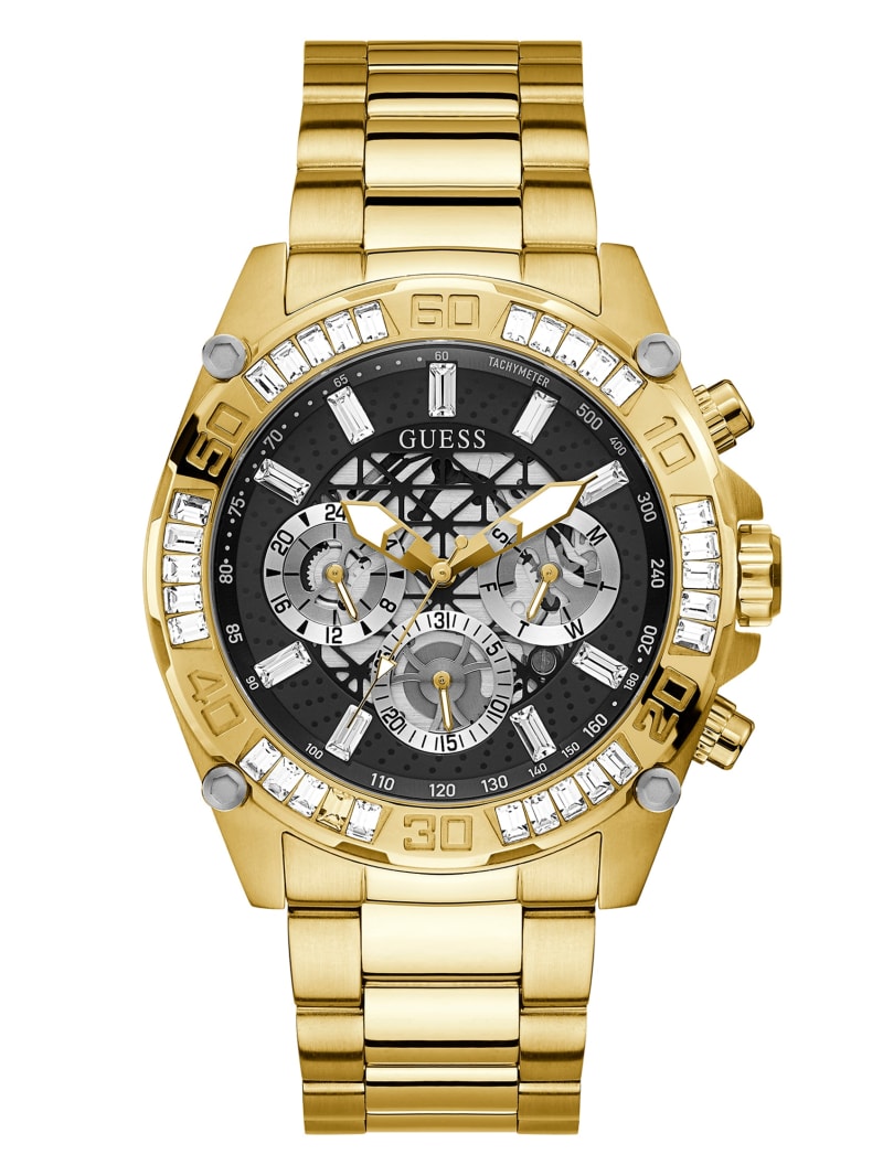 Zegarek Męskie Guess and Gold-Tone Wielofunkcyjny Złote | 8275130-GC