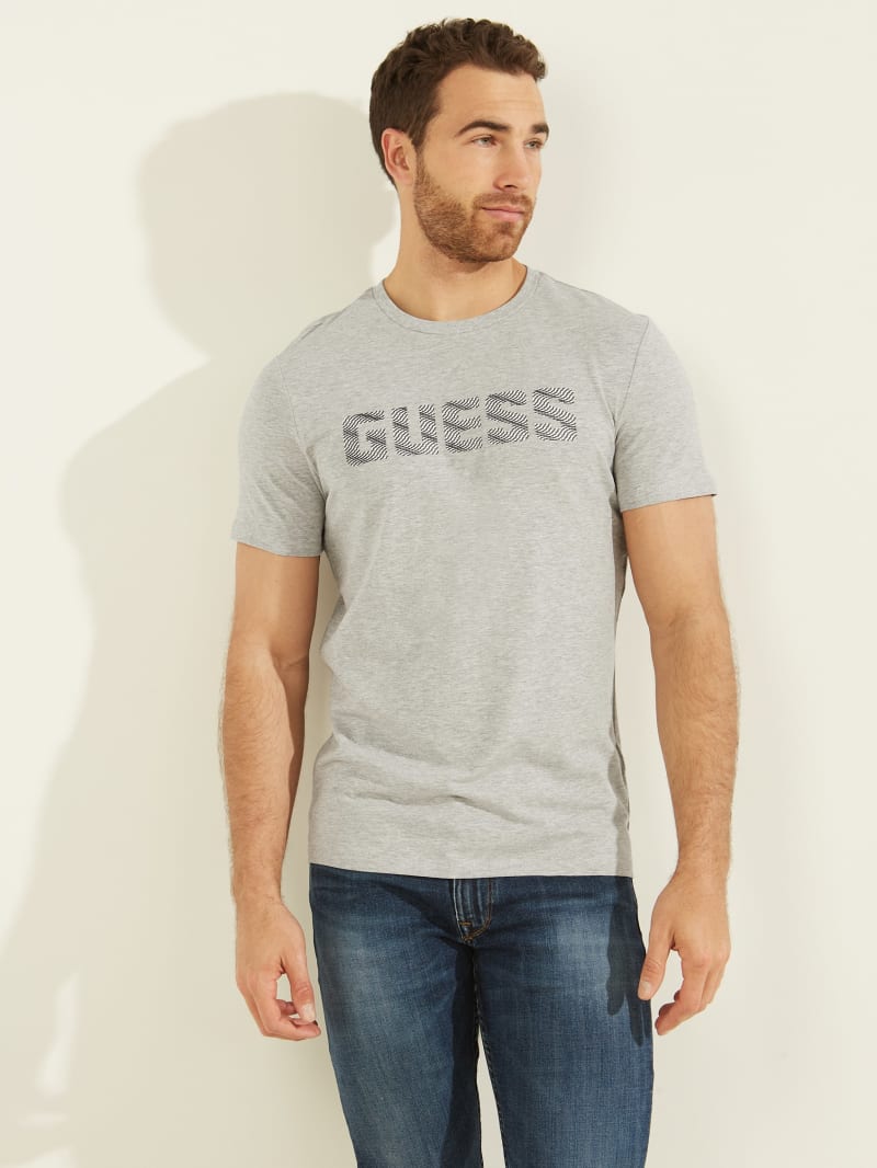 Koszulki Męskie Guess Magick Logo Tee Głęboka Szare | 2685479-QK