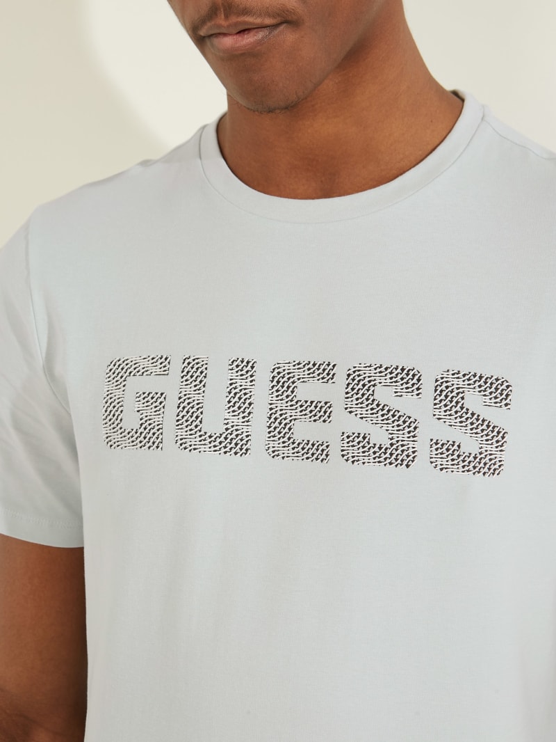 Koszulki Męskie Guess Magick Logo Tee Szare | 0154782-AL