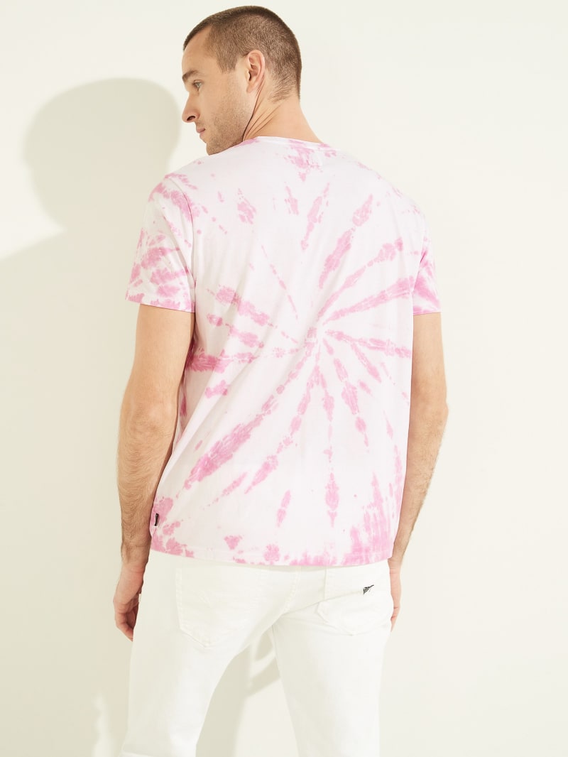 Koszulki Męskie Guess Twisted Tie-Dye Tee Kolorowe | 1079542-WJ