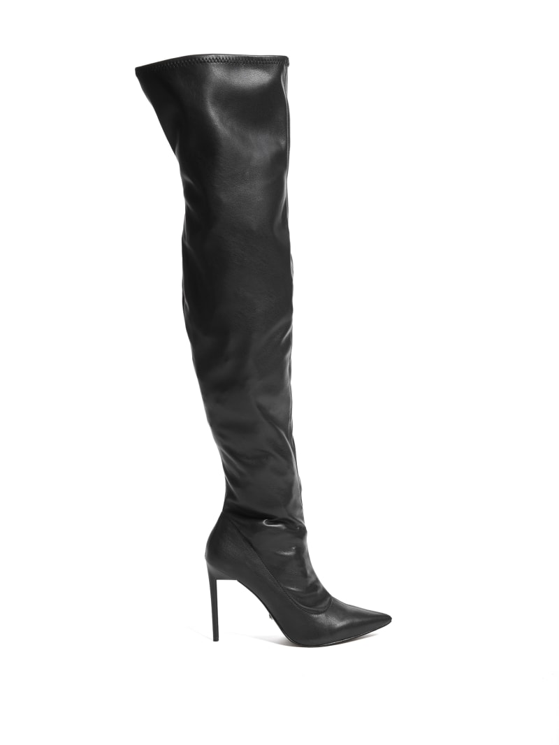 Kozaki Damskie Guess Over-the-Knee Czarne | 0367159-HX