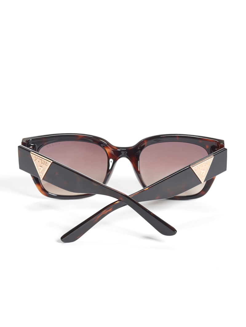 Okulary Słoneczne Damskie Guess Tortoise Square Różowe Złote | 3940216-NF