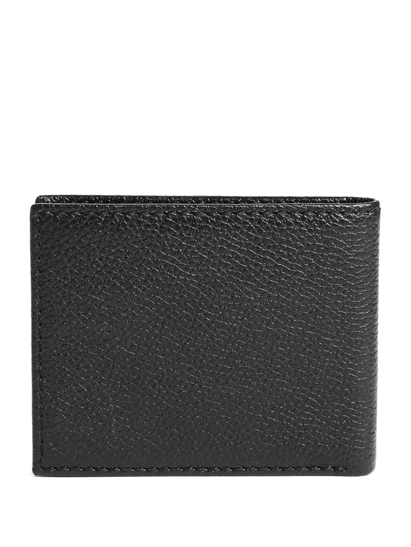 Plecaki Męskie Guess Bishop Bifold Czarne | 0369784-CG