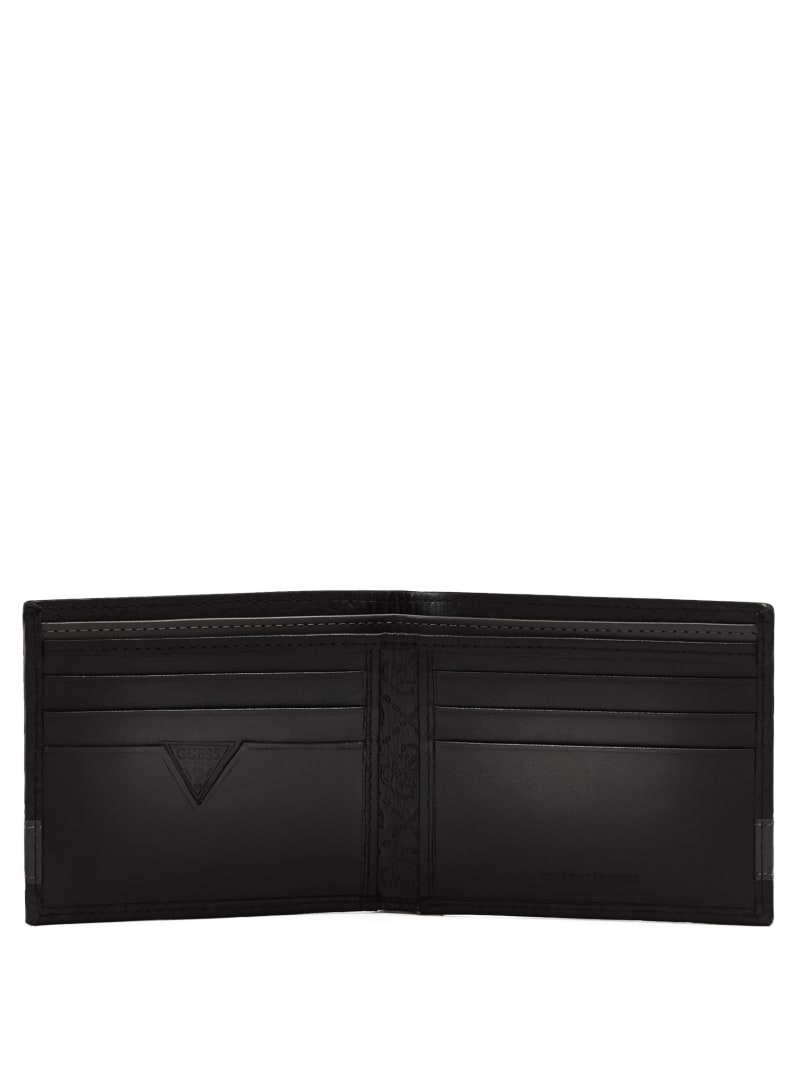 Plecaki Męskie Guess Mesa Double Billfold Czarne Szare | 1628459-TK