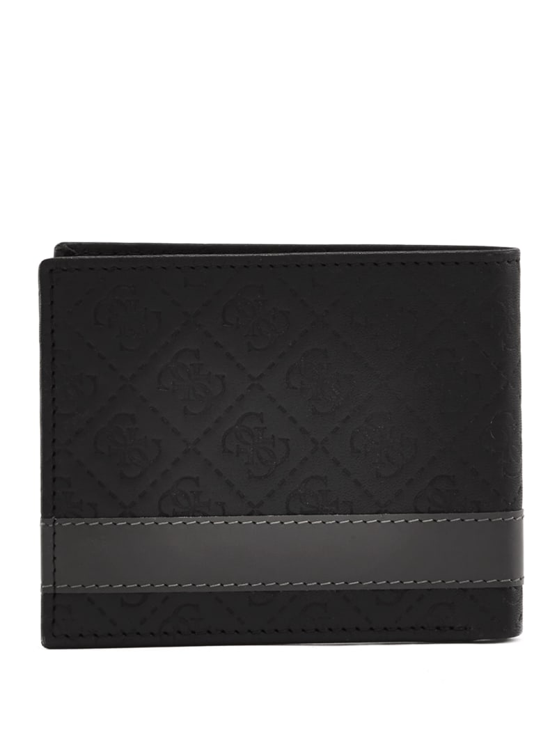 Plecaki Męskie Guess Mesa Double Billfold Czarne Szare | 1628459-TK