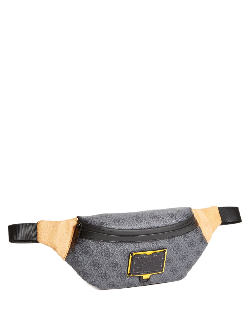 Plecaki Męskie Guess Salameda Fanny Pack Czarne | 0429671-YJ