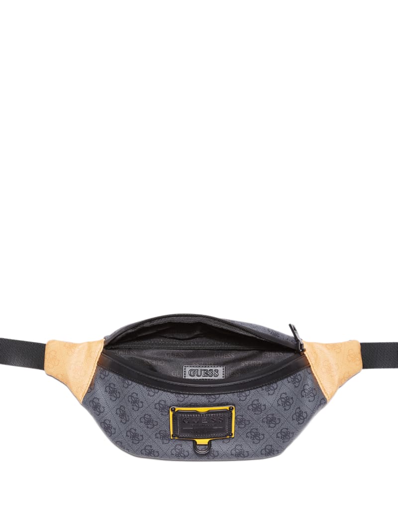 Plecaki Męskie Guess Salameda Fanny Pack Czarne | 0429671-YJ