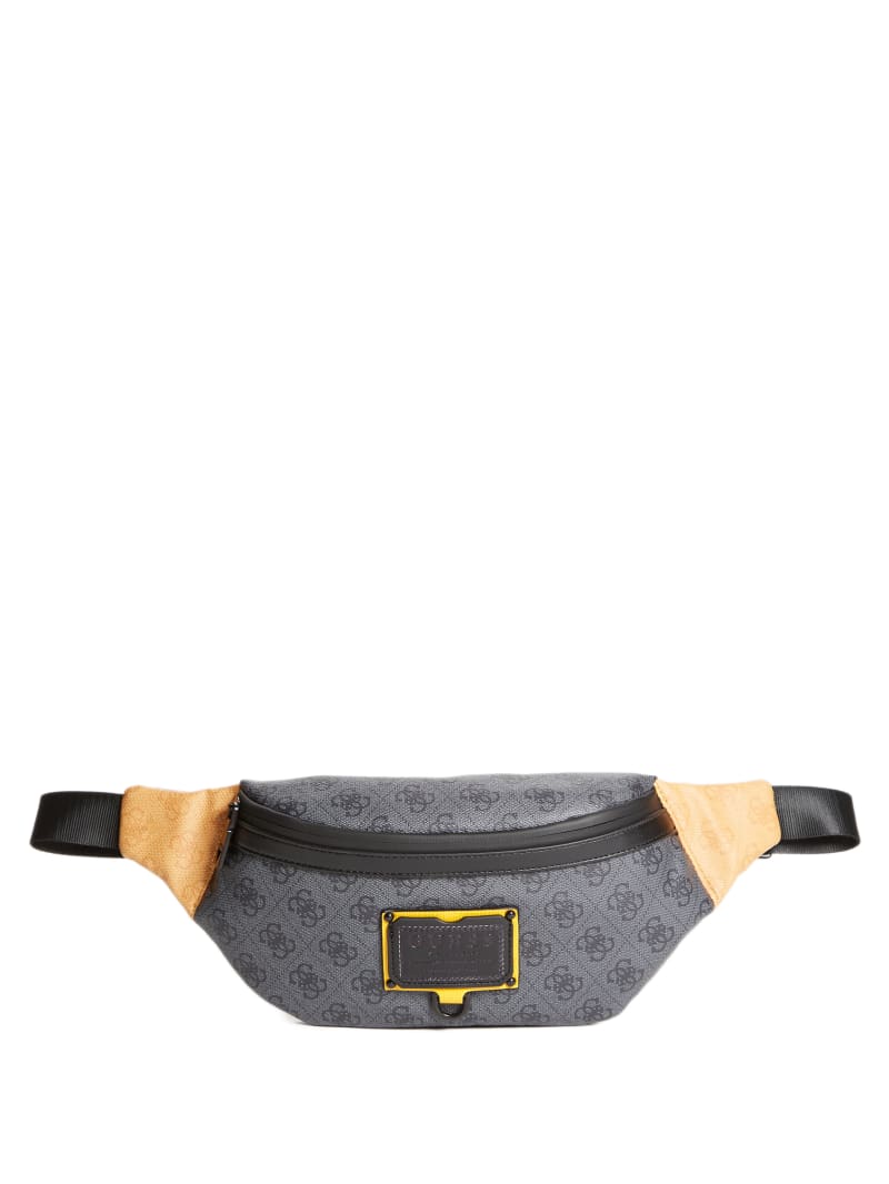 Plecaki Męskie Guess Salameda Fanny Pack Czarne | 0429671-YJ