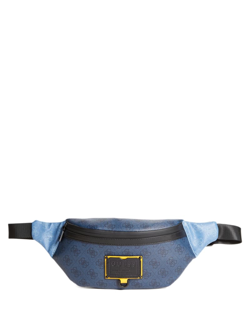 Plecaki Męskie Guess Salameda Fanny Pack Niebieskie | 5217340-NY