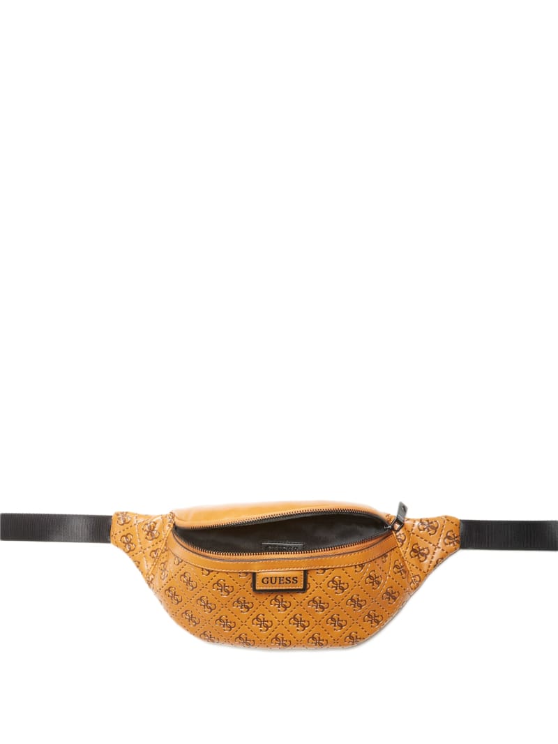 Plecaki Męskie Guess Vezzola Logo Belt Brązowe | 2769538-CG