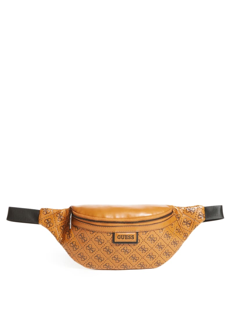 Plecaki Męskie Guess Vezzola Logo Belt Brązowe | 2769538-CG