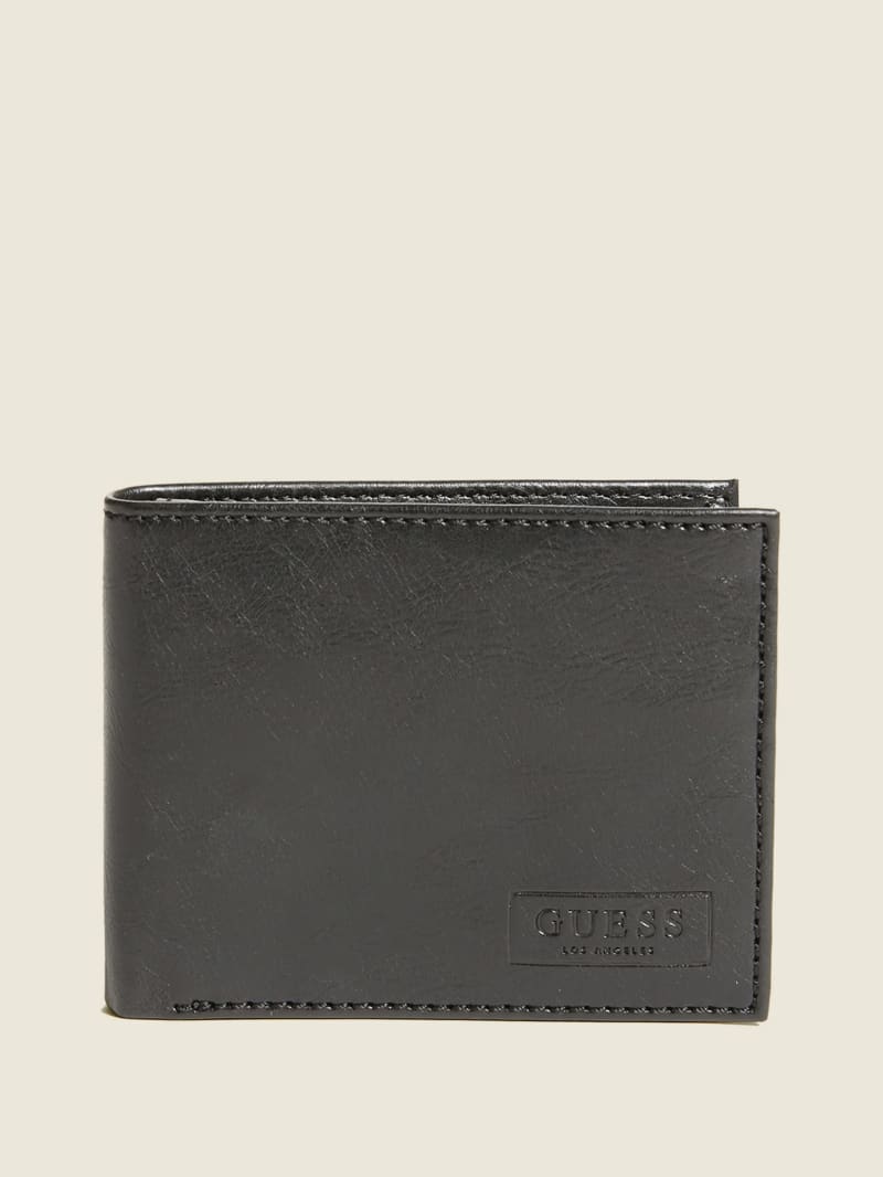 Plecaki Męskie Guess West Passport Case Czarne | 8501729-VZ