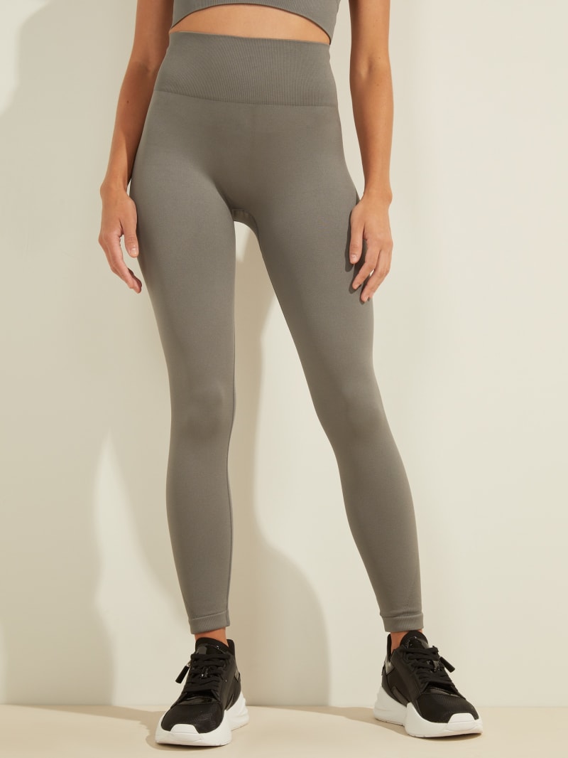 Spodnie Damskie Guess Alma Seamless Leggings Szare | 3215096-HT