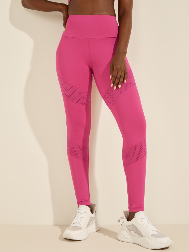 Spodnie Damskie Guess Cora Leggings Fioletowe | 7158930-PE