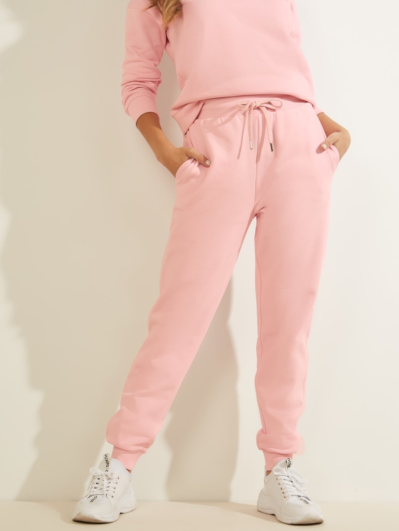 Spodnie Damskie Guess Eco Alene Joggers Głęboka Różowe | 6345921-UY