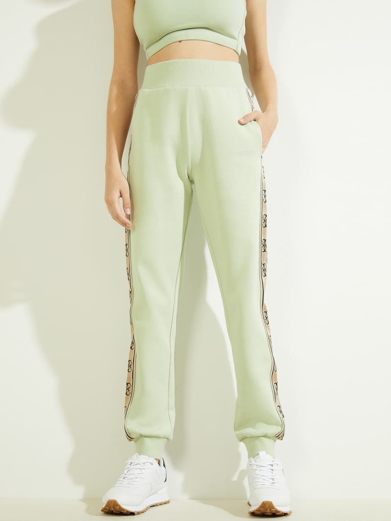 Spodnie Damskie Guess Eco Britney Joggers Mięta | 0952138-XO