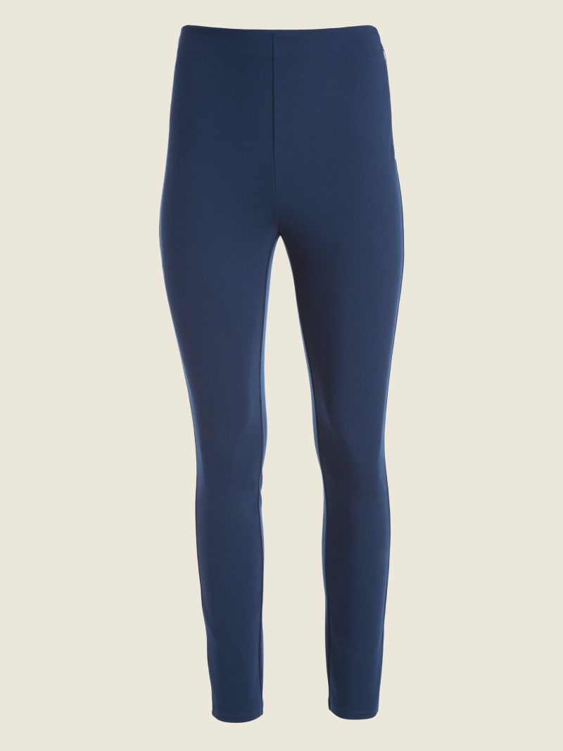 Spodnie Damskie Guess Jane Ponte Legging Niebieskie | 3852904-PH