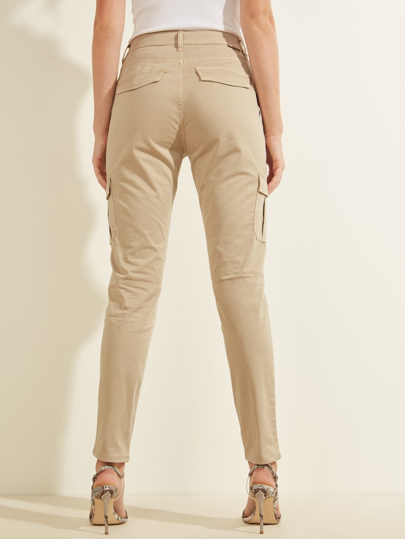 Spodnie Damskie Guess Sexy Cargos Beżowe | 2174509-RV