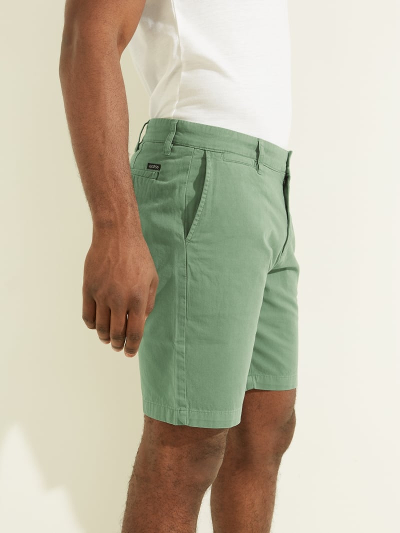 Spodnie Męskie Guess Canon Twill Chinos Zielone | 2751906-UI