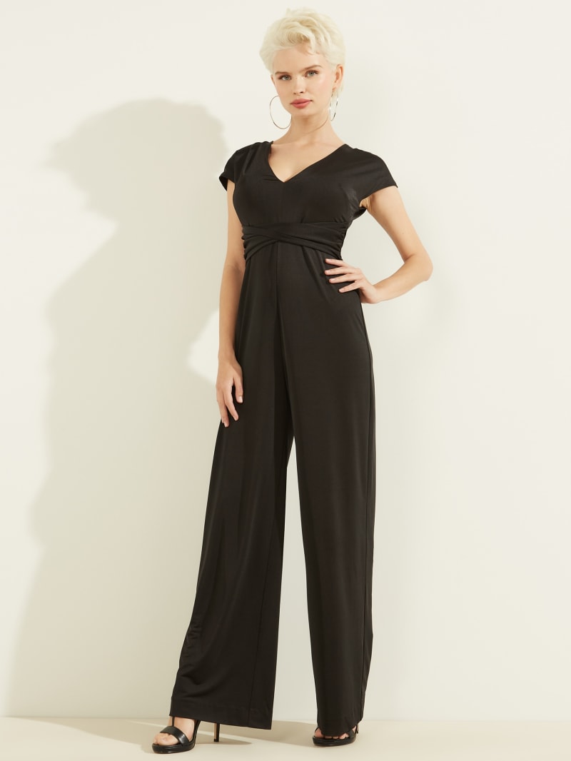 Sukienki Damskie Guess Candice Jumpsuit Czarne | 1056273-RN