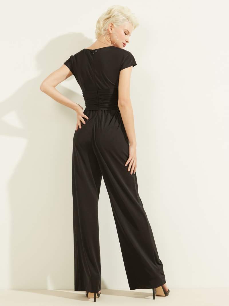 Sukienki Damskie Guess Candice Jumpsuit Czarne | 1056273-RN