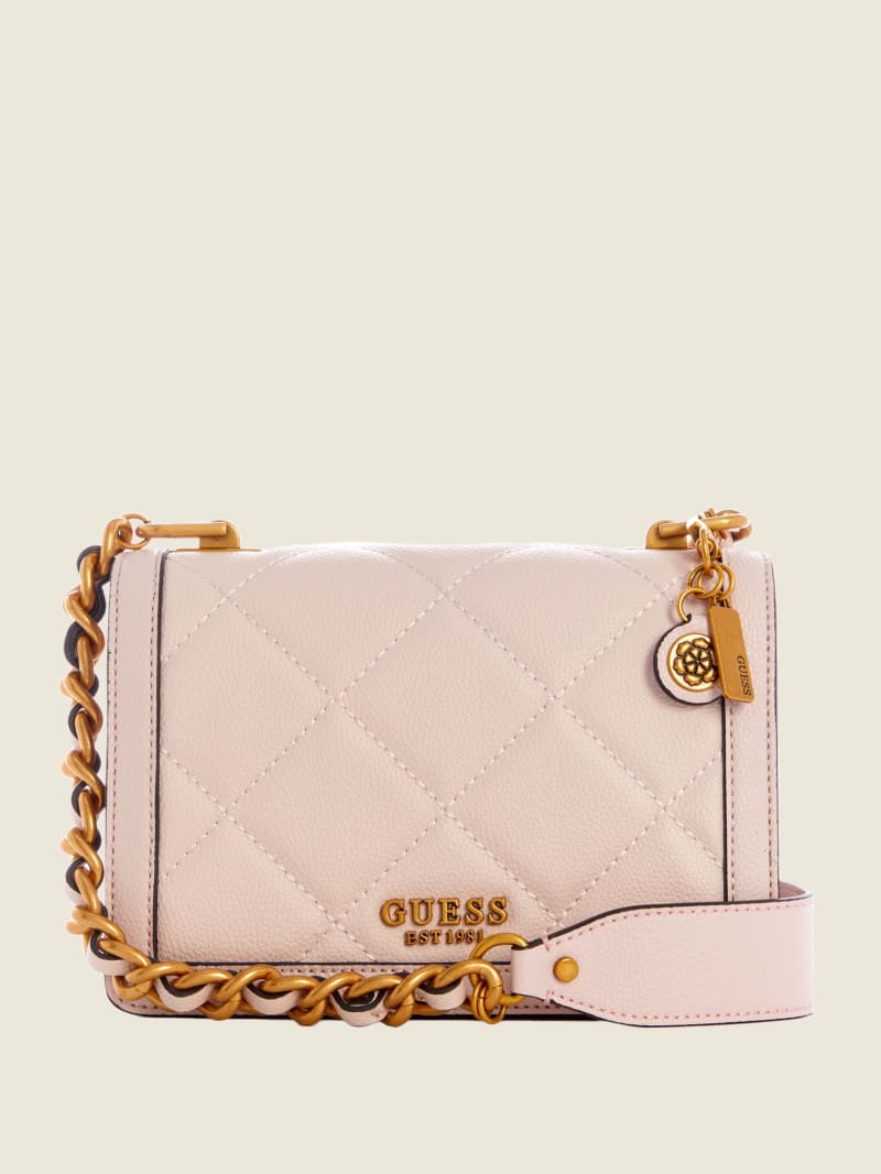 Torba Crossbody Damskie Guess Abey Różowe | 3246018-OR