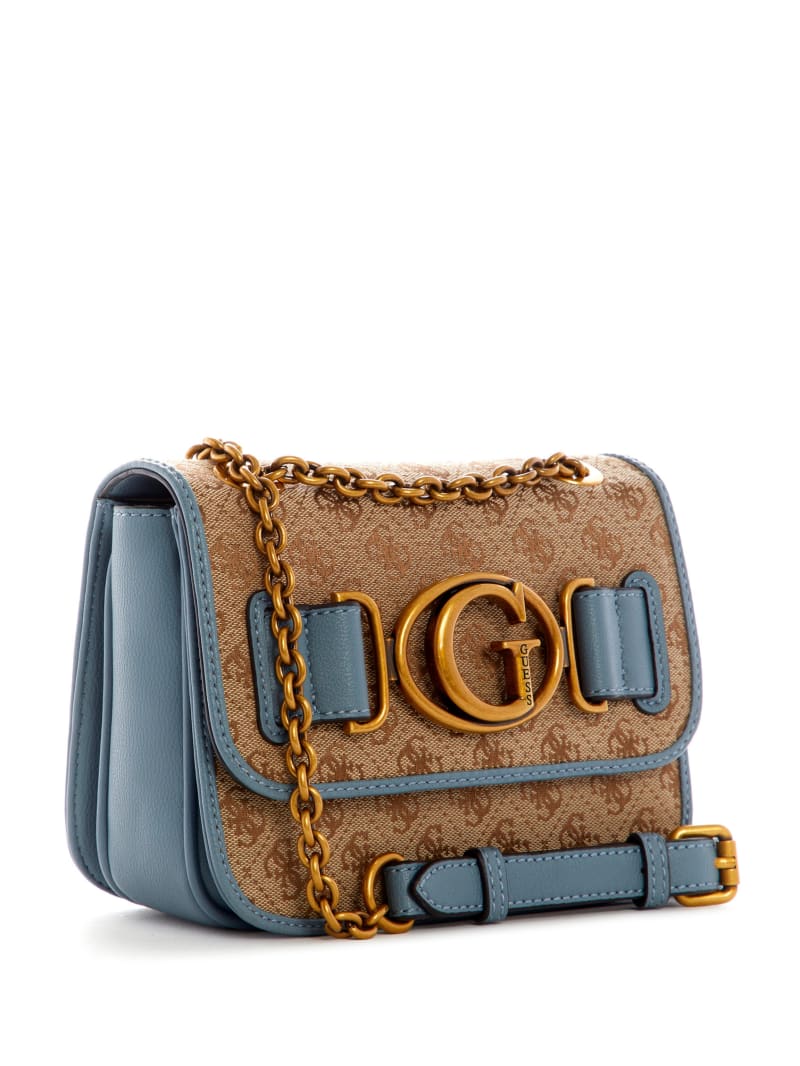 Torba Crossbody Damskie Guess Aviana Small Convertible Głęboka Niebieskie | 5124069-EN