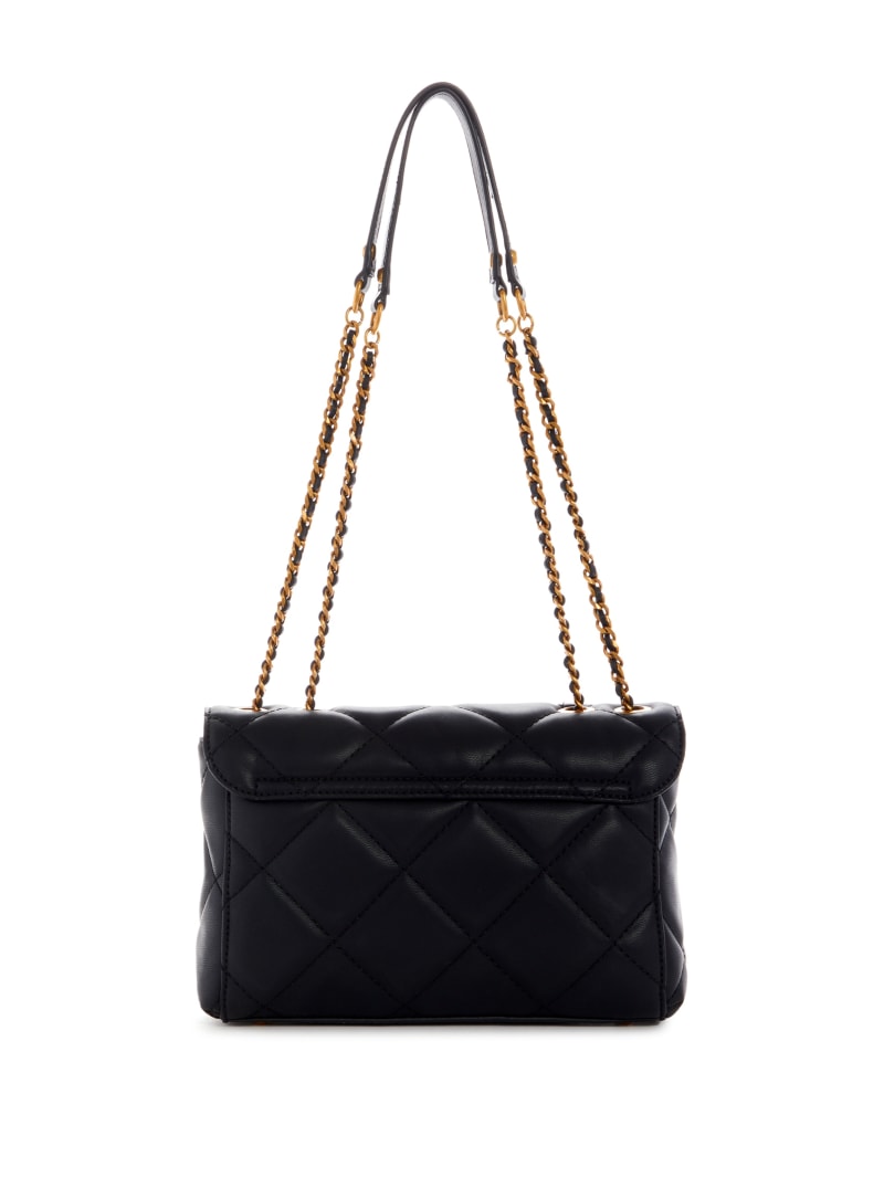 Torba Crossbody Damskie Guess Cessily Quilted Convertible Czarne | 2765943-RF