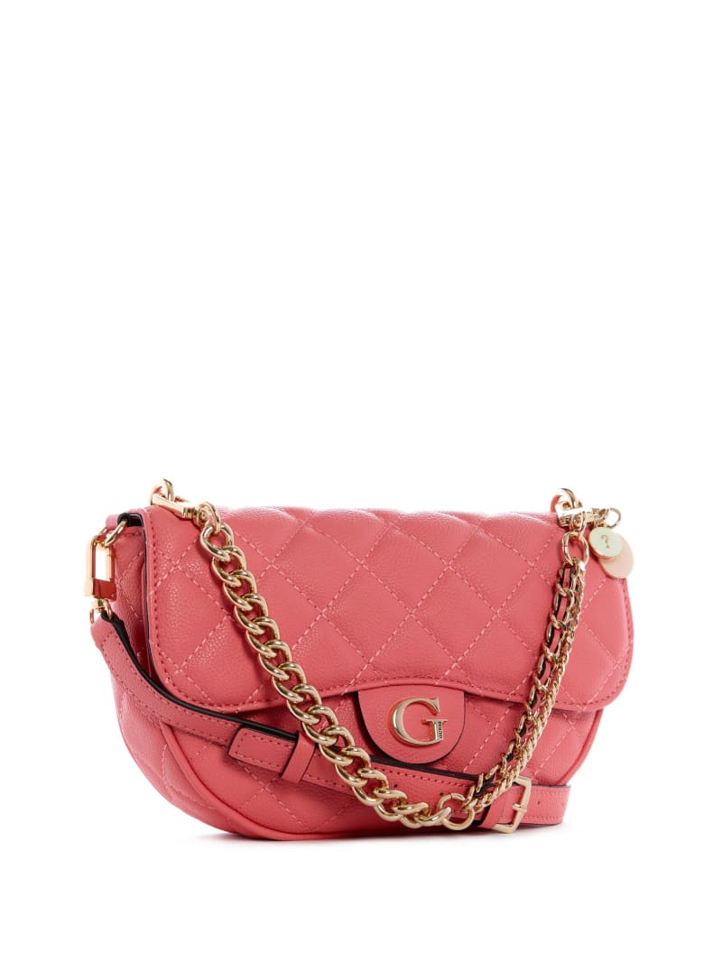 Torba Crossbody Damskie Guess Gillian Quilted Flap Morelowe | 4782613-BT