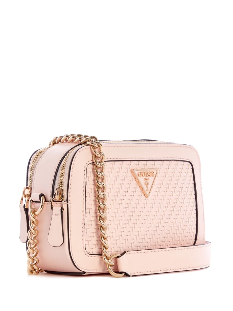 Torba Crossbody Damskie Guess Hassie Camera Różowe | 1870235-UX