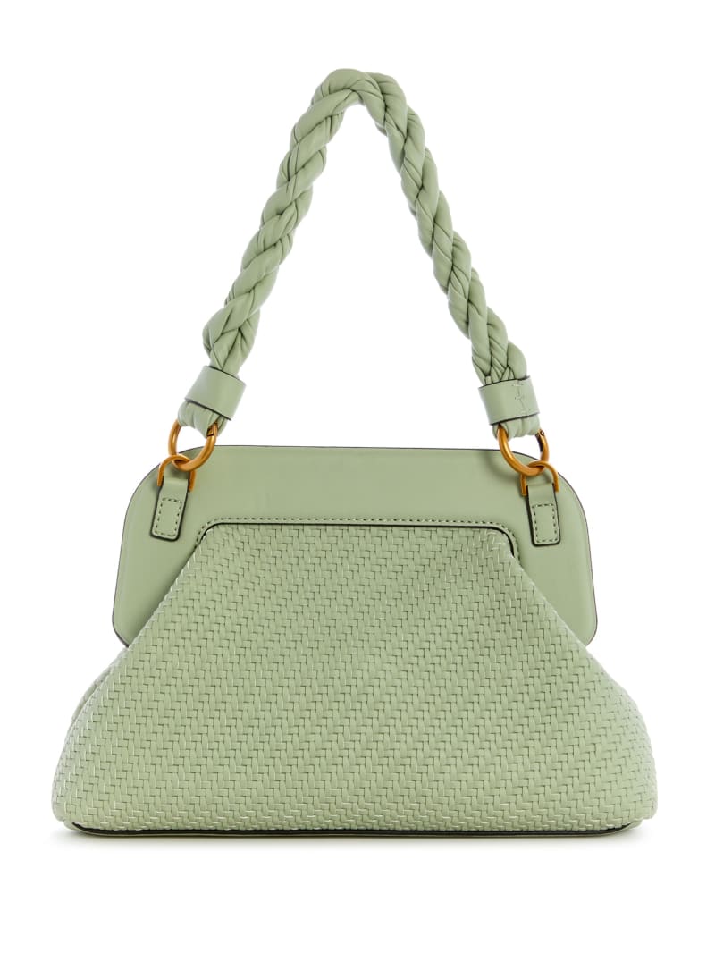 Torba Crossbody Damskie Guess Hassie Frame Oliwkowe | 2853167-QP