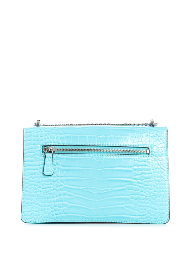 Torba Crossbody Damskie Guess Katey Convertible Głęboka Turkusowe | 5946127-JY