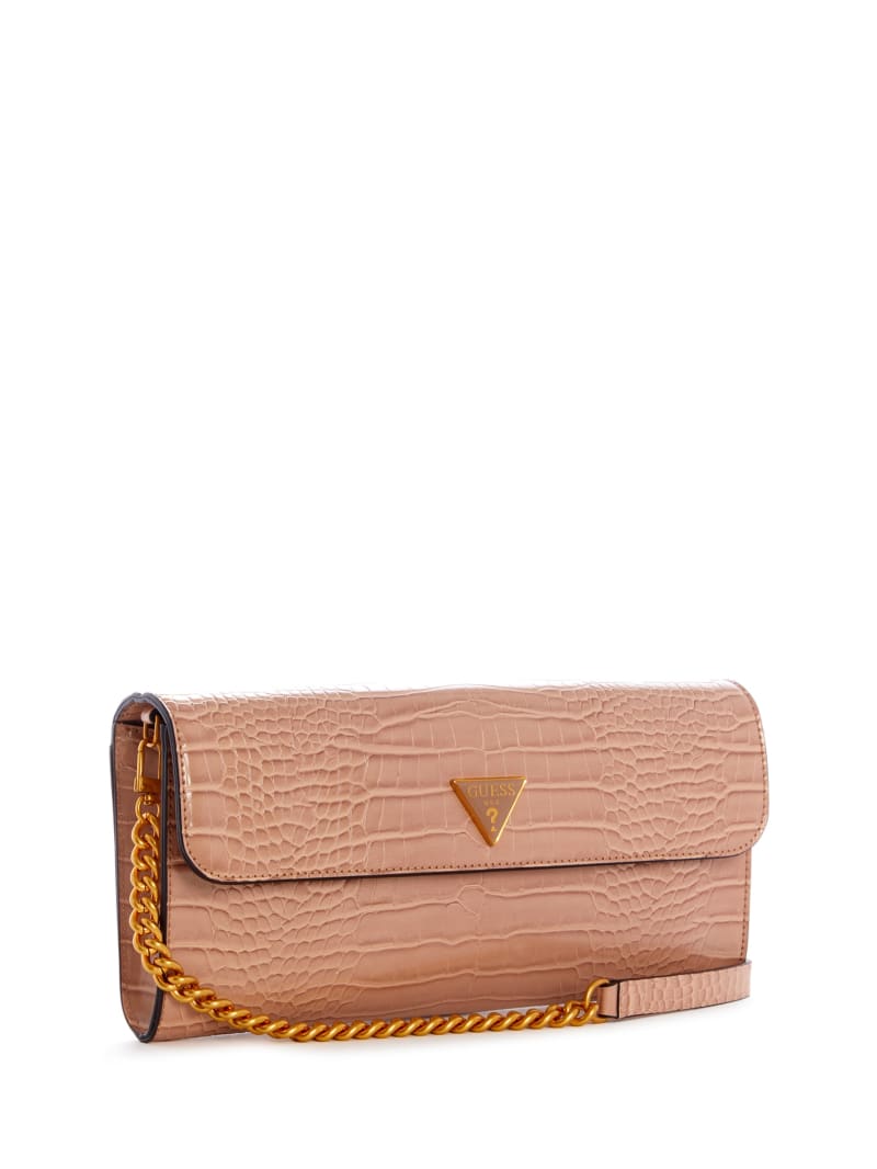 Torba Crossbody Damskie Guess Kyla Clutch Brązowe | 2753981-CO