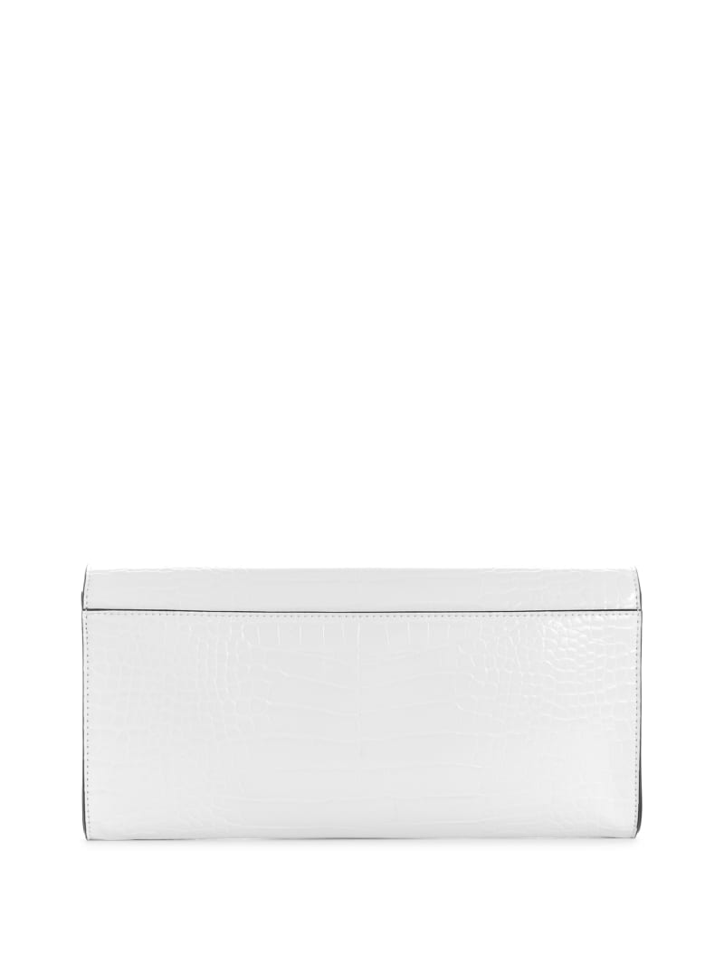 Torba Crossbody Damskie Guess Kyla Clutch Białe | 6247310-TJ