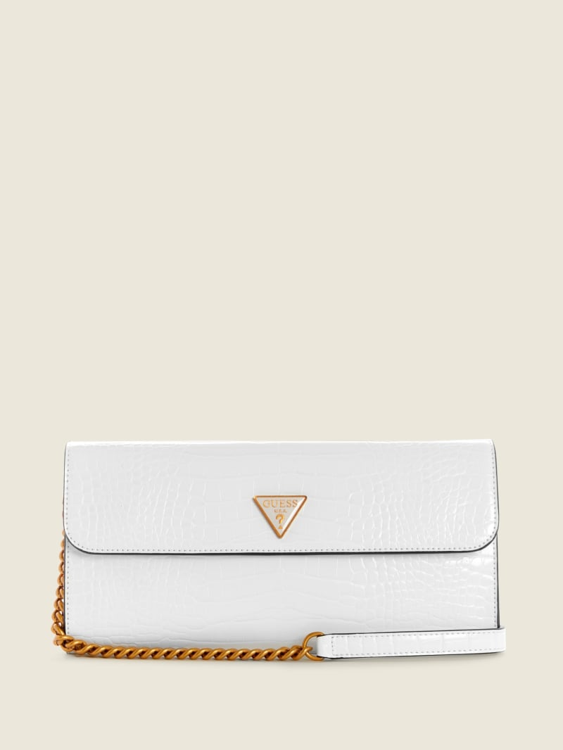 Torba Crossbody Damskie Guess Kyla Clutch Białe | 6247310-TJ