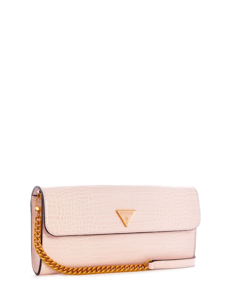 Torba Crossbody Damskie Guess Kyla Clutch Różowe | 9710254-ZG