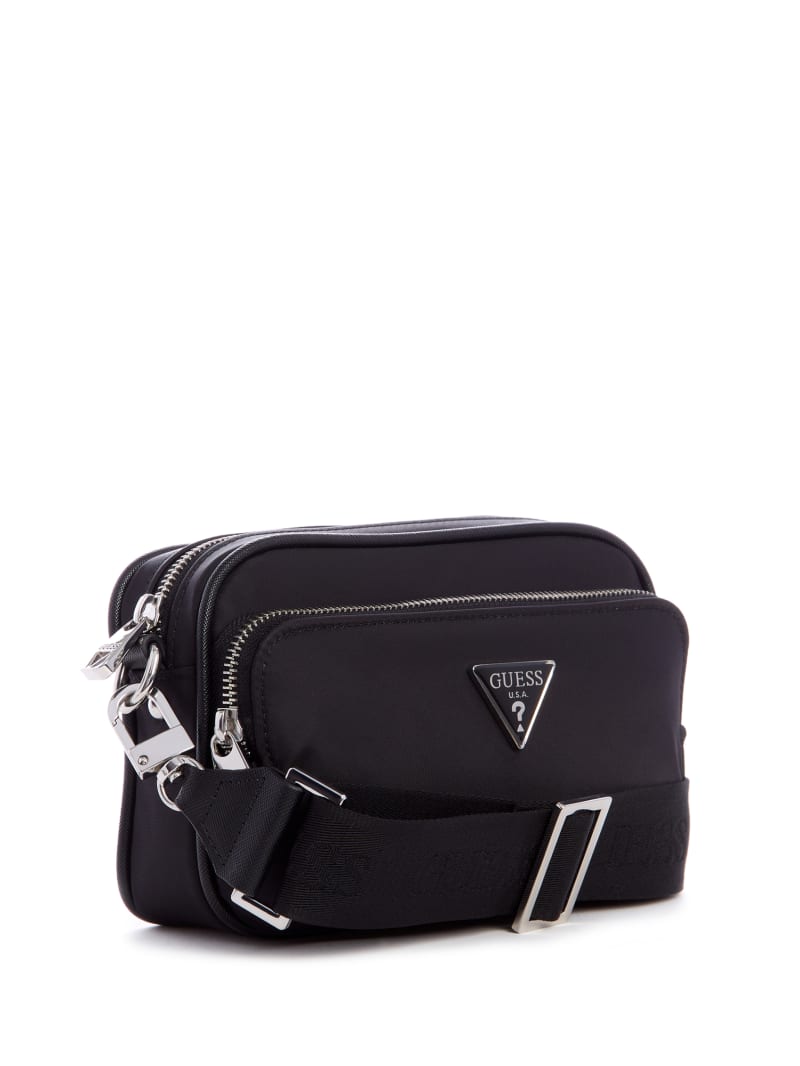 Torba Crossbody Damskie Guess Little Bay Camera Czarne | 1605428-SX